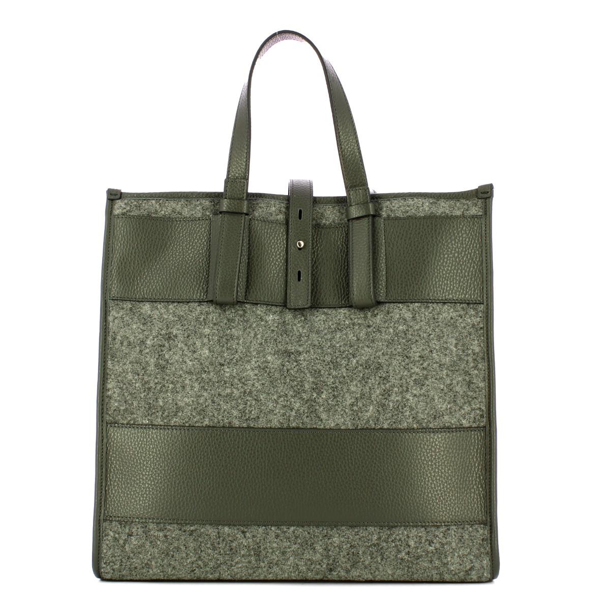 Iuntoo Shopper Grande Caldo Essenziale Grigio Lana Cotta Grigio - 3 Iuntoo Shopper Grande Caldo Essenziale Grigio Lana Cotta Grigio - 3