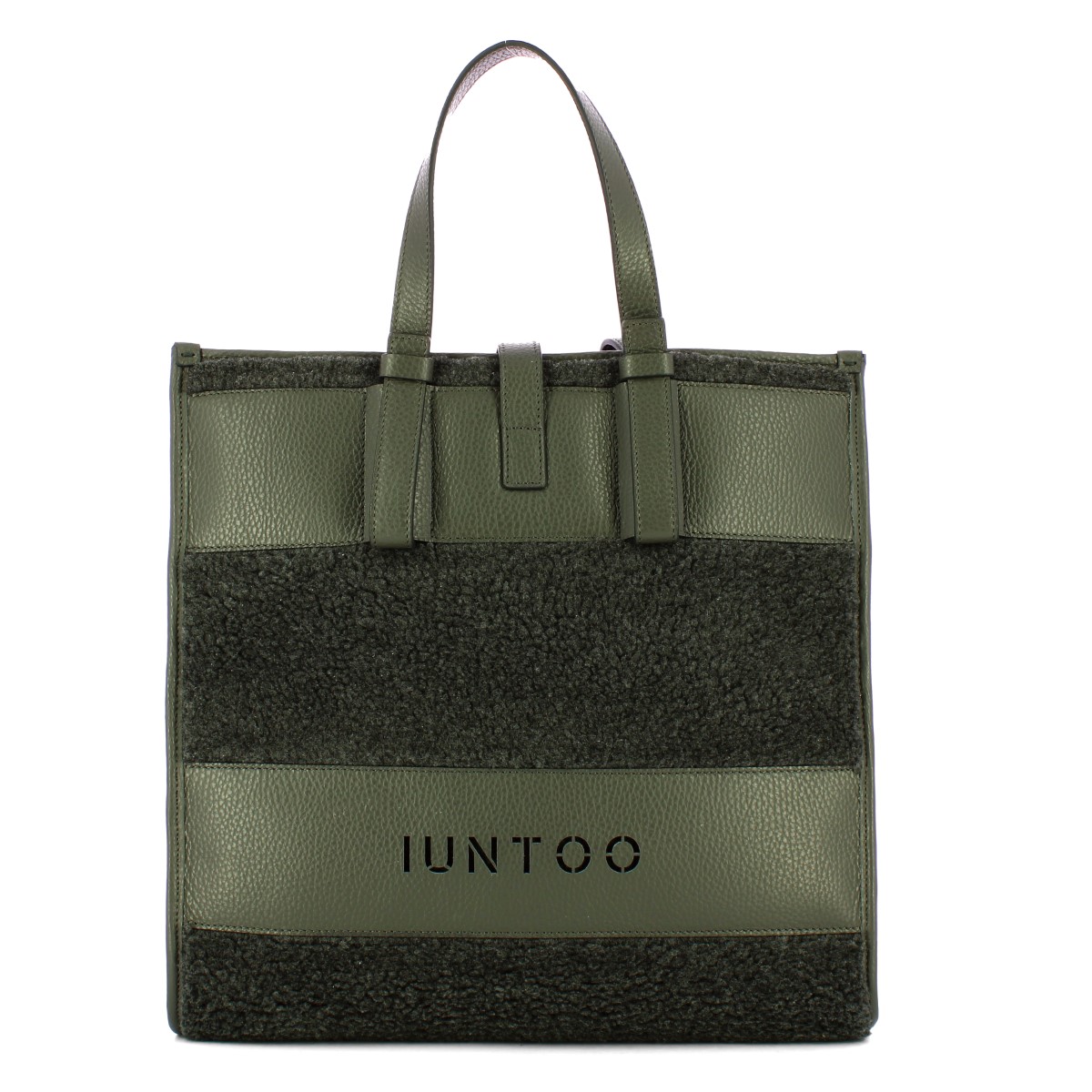 Iuntoo Shopper Grande Orsetto Essenziale Grigio Teddy Grigio - 1 Iuntoo Shopper Grande Orsetto Essenziale Grigio Teddy Grigio - 1