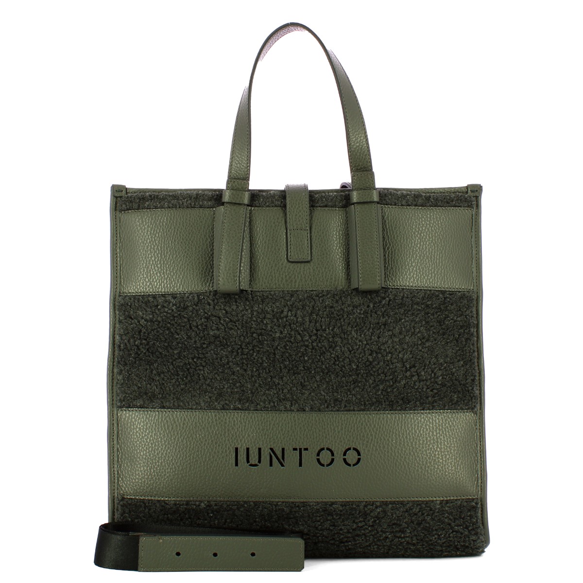 Iuntoo Shopper Grande Orsetto Essenziale Grigio Teddy Grigio - 4 Iuntoo Shopper Grande Orsetto Essenziale Grigio Teddy Grigio - 4