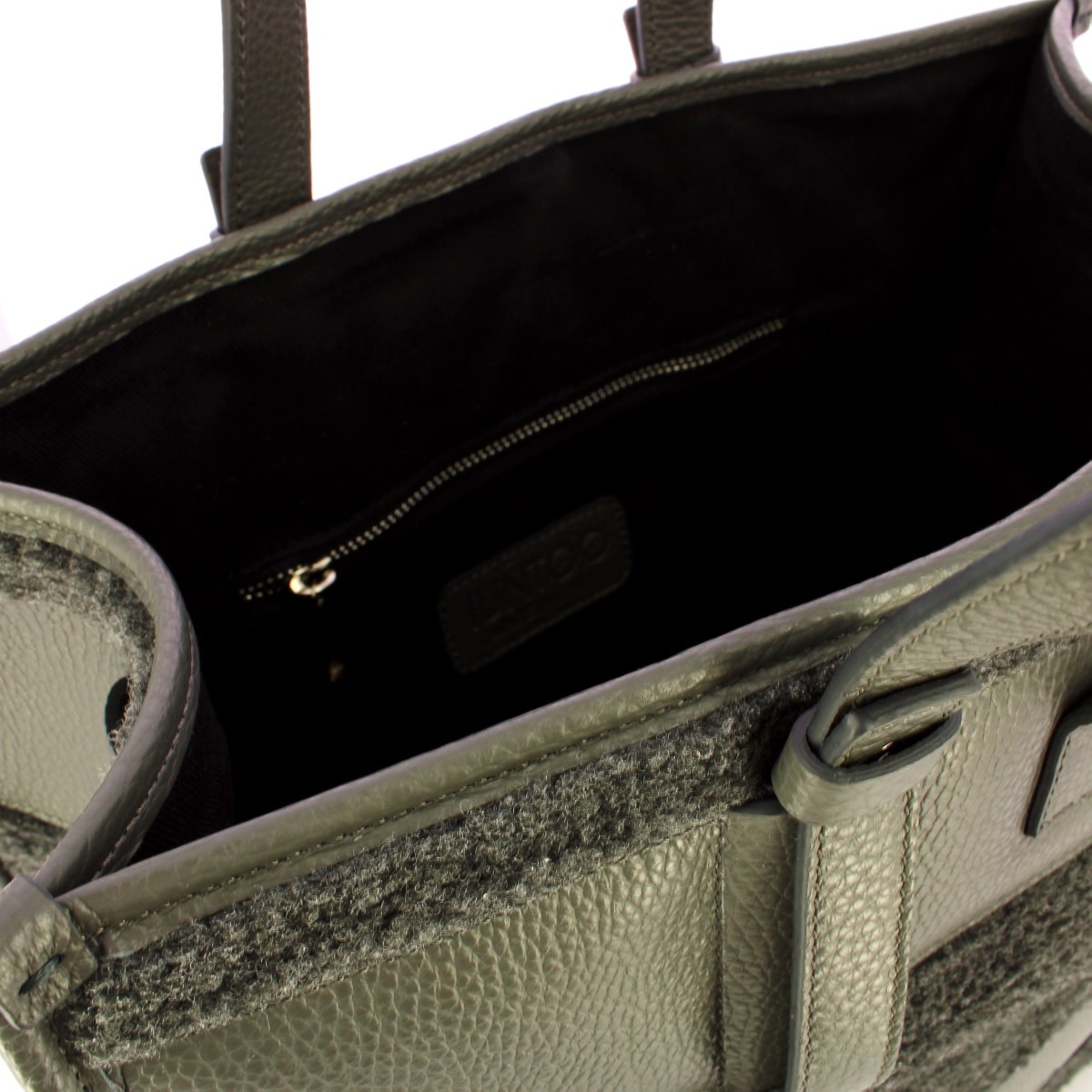 Iuntoo Shopper Grande Orsetto Essenziale Grigio Teddy Grigio - 6 Iuntoo Shopper Grande Orsetto Essenziale Grigio Teddy Grigio - 6