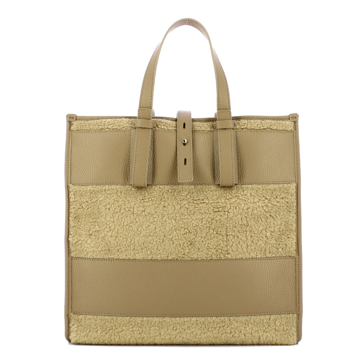 Iuntoo Shopper Grande Orsetto Essenziale Taupe Teddy Taupe - 3 Iuntoo Shopper Grande Orsetto Essenziale Taupe Teddy Taupe - 3