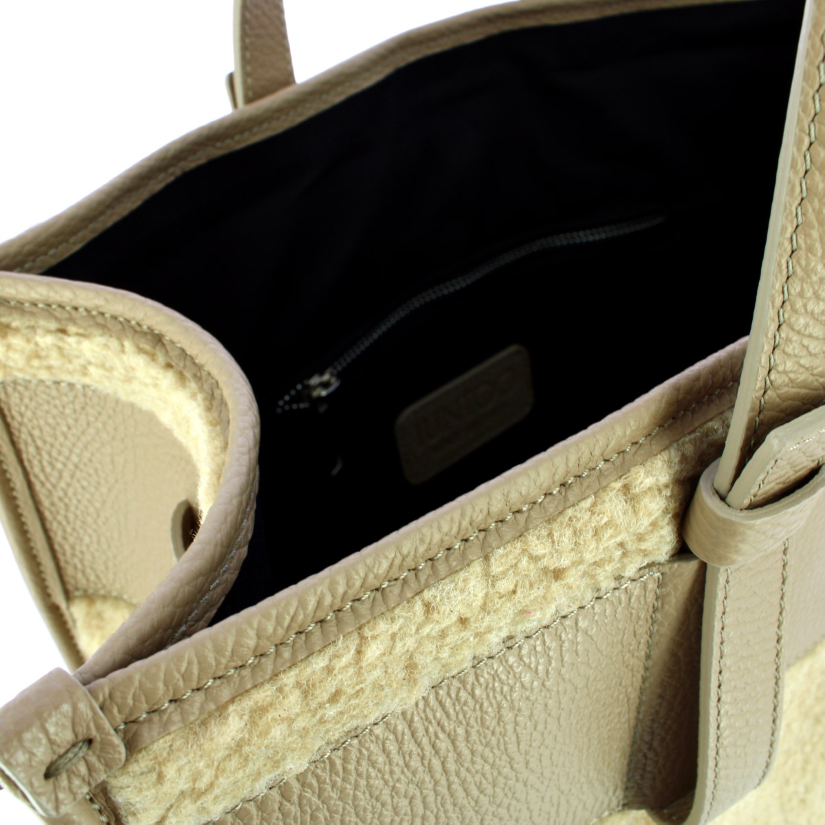 Iuntoo Shopper Grande Orsetto Essenziale Taupe Teddy Taupe - 6 Iuntoo Shopper Grande Orsetto Essenziale Taupe Teddy Taupe - 6