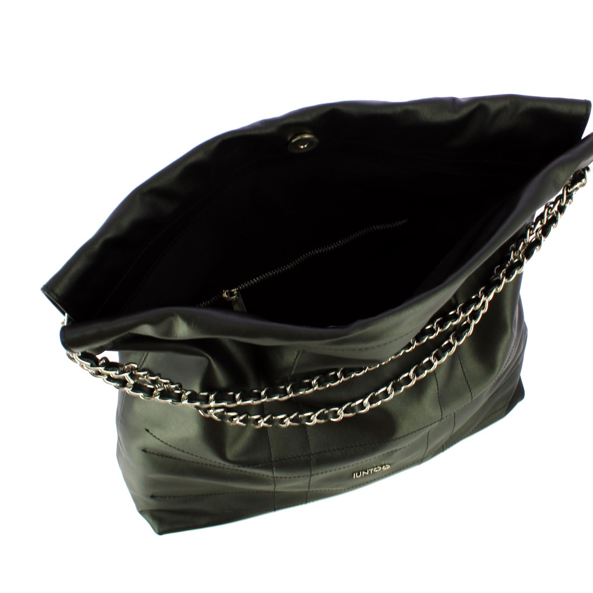 Iuntoo Borsa a spalla Grande Accattivante Nero - 5