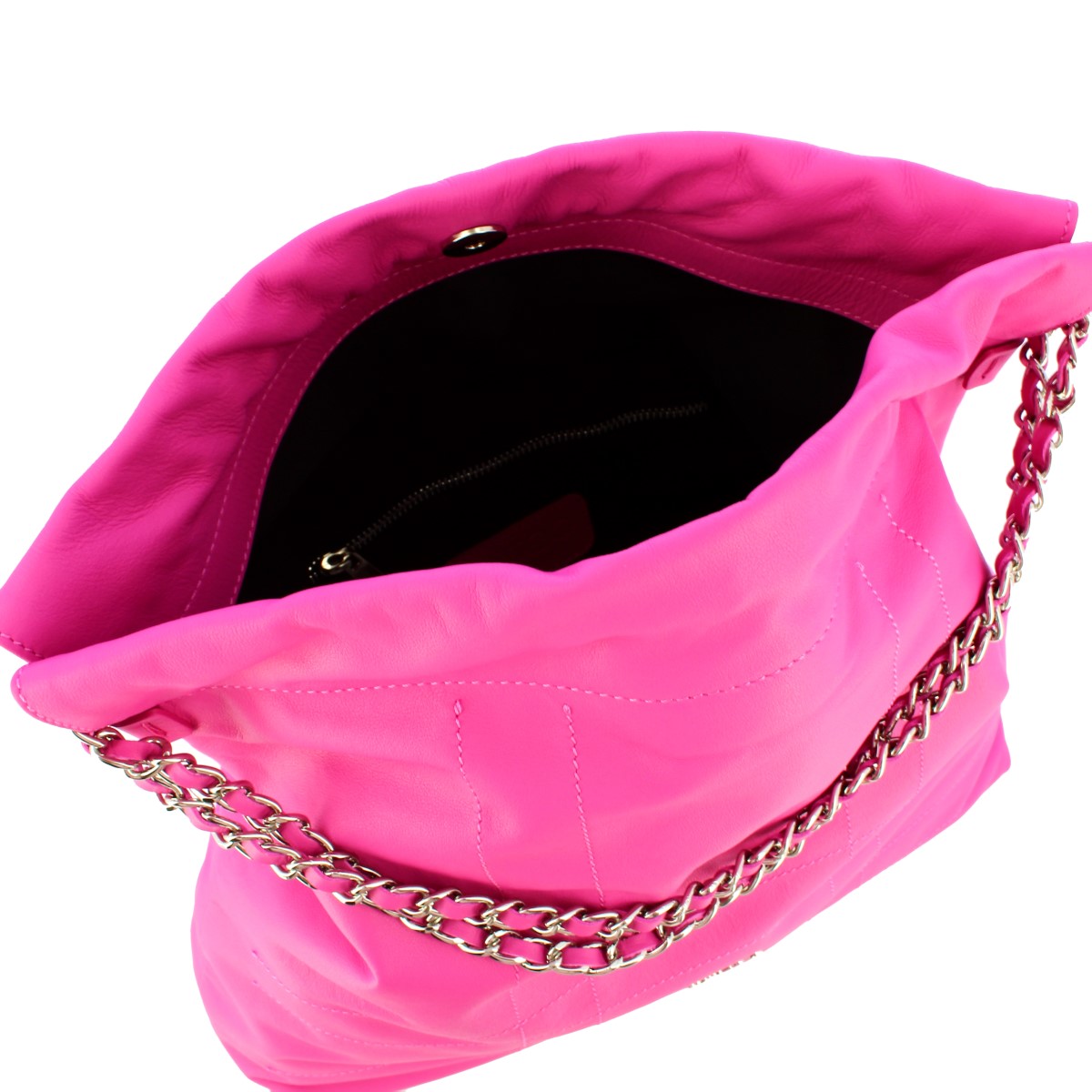 Iuntoo Borsa a spalla Grande Accattivante Fuxia - 4