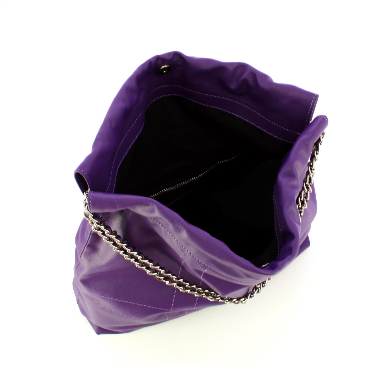 Iuntoo Borsa a spalla Grande Accattivante Viola - 5