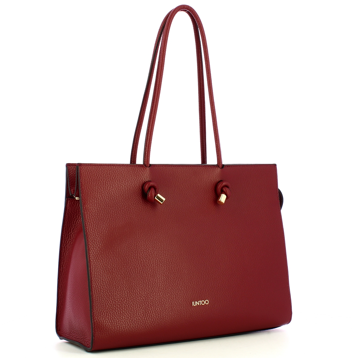 Iuntoo Horizontal Shopper Nodo Armonia Bordeaux - 2