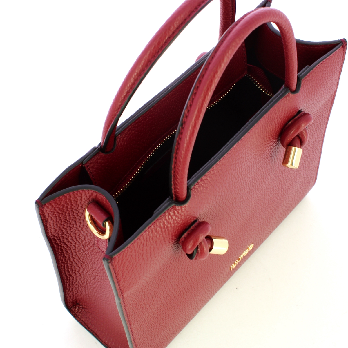 Iuntoo Borsa a mano Piccola Nodo Armonia Bordeaux - 5 Iuntoo Borsa a mano Piccola Nodo Armonia Bordeaux - 5