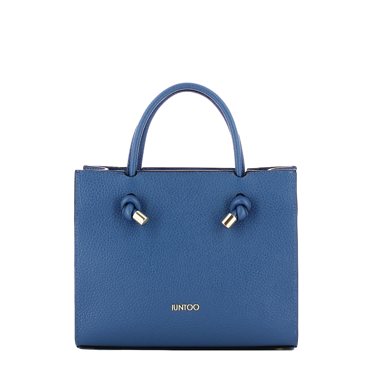 Iuntoo Borsa a mano Piccola Nodo Armonia Bluette - 1