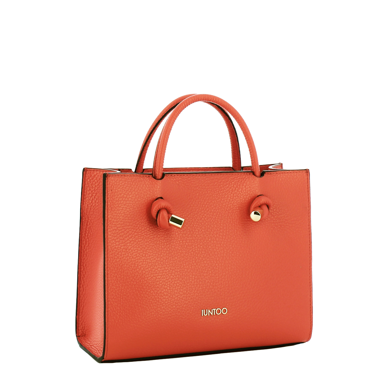 Iuntoo Borsa a mano Piccola Nodo Armonia Arancio - 2