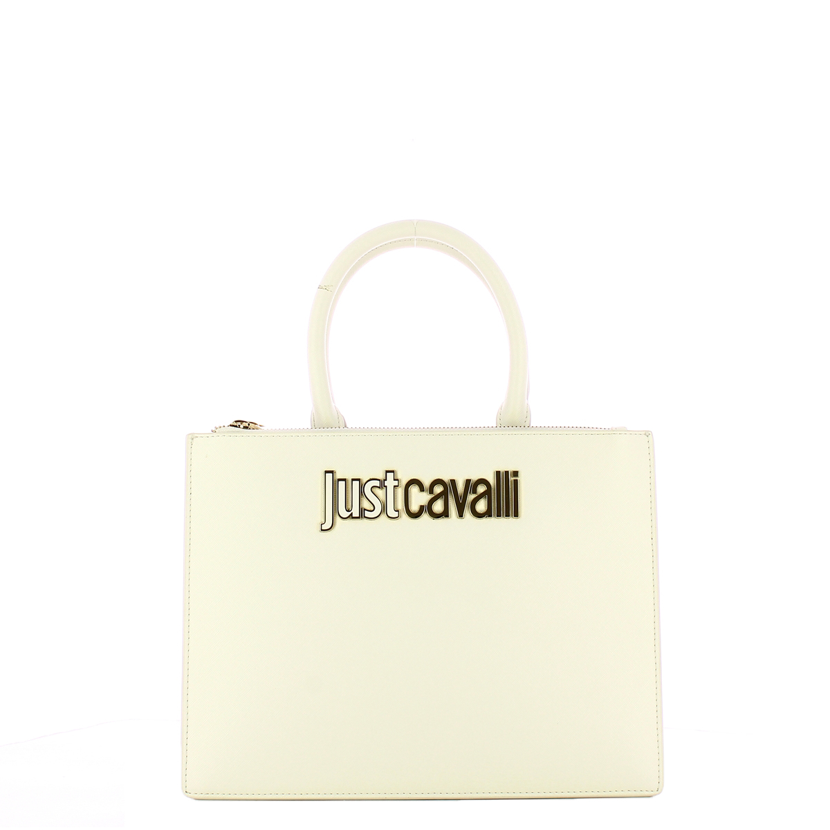 JCAV Borsa a mano Metal Lettering White - 1