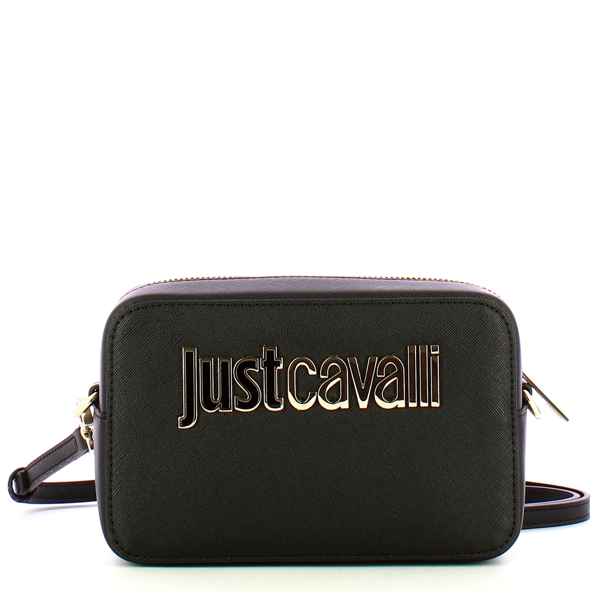 Just Cavalli Camera Bag Metal Lettering Black - 1