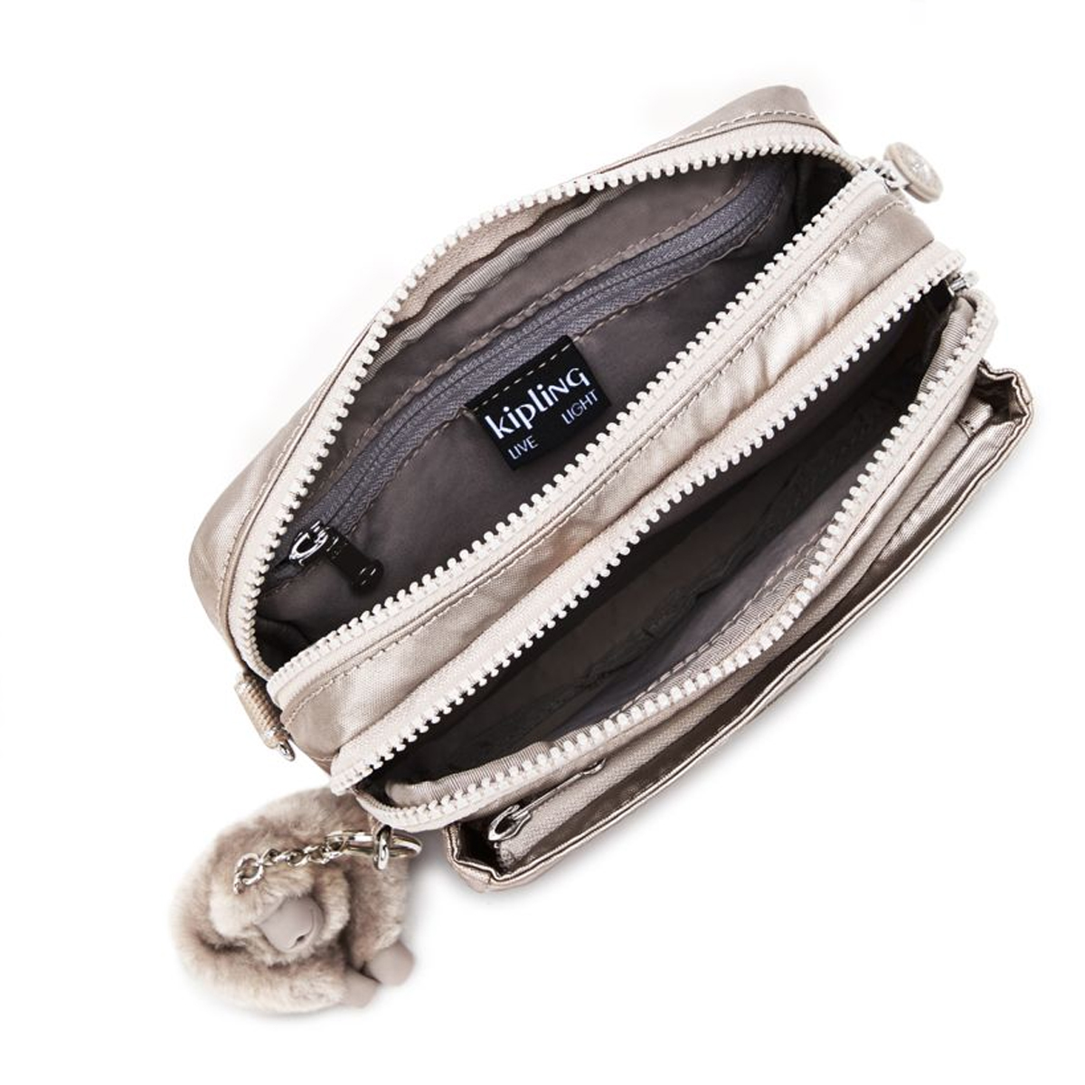 Kipling Marsupio Abanu M Metallic Glow - 4 Kipling Marsupio Abanu M Metallic Glow - 4