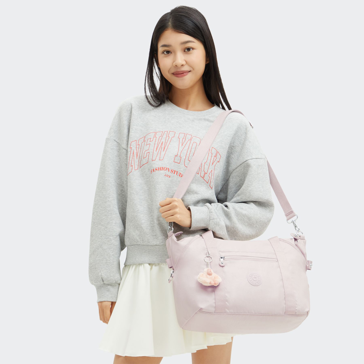 Kipling Borsa a mano Art Pink Shine - 2