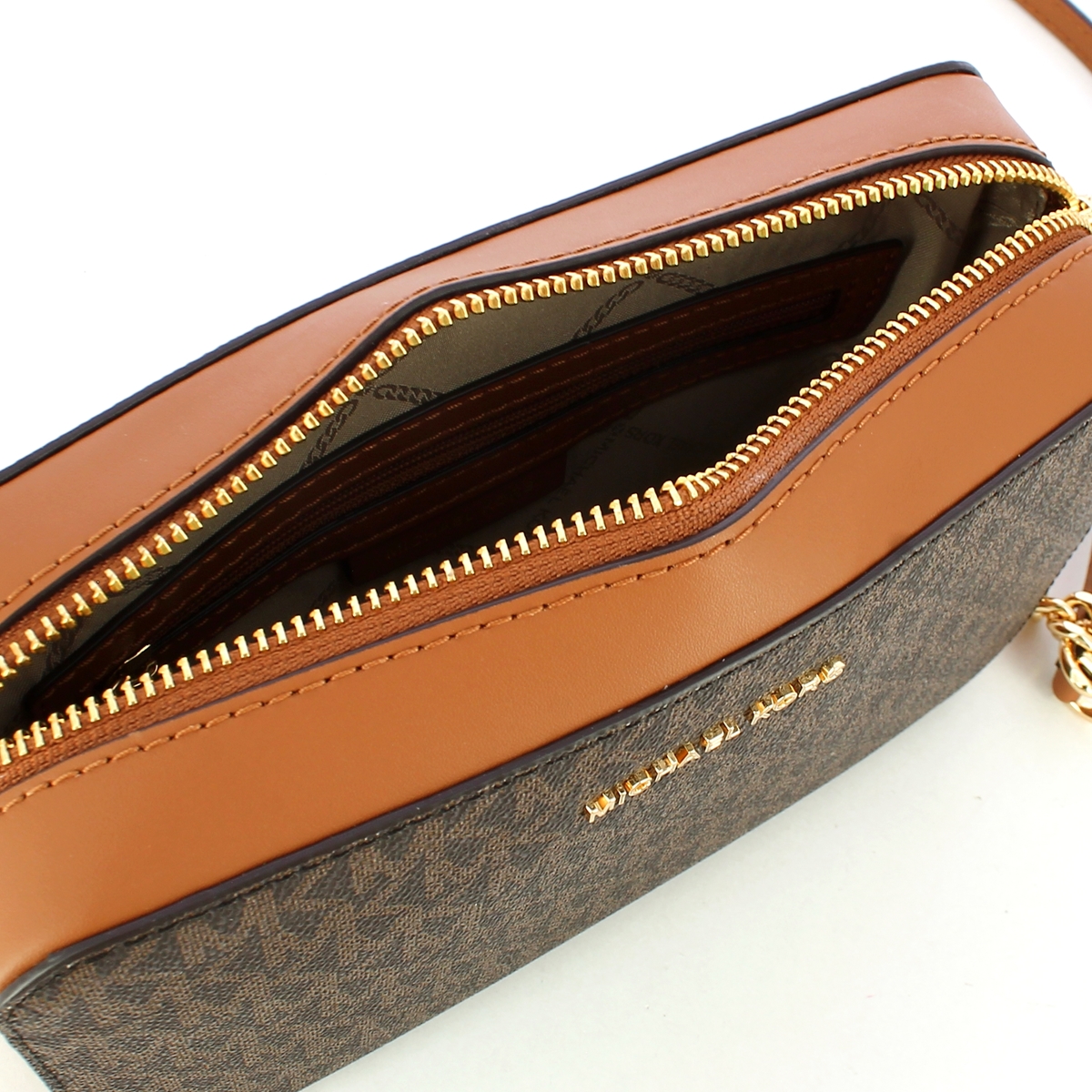 Michael Kors Borsa a tracolla Ginny logata Brown - 4 Michael Kors Borsa a tracolla Ginny logata Brown - 4