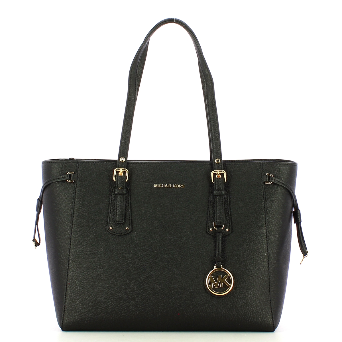 Michael Kors Borsa a spalla Voyager Medium Gold Black - 1 Michael Kors Borsa a spalla Voyager Medium Gold Black - 1