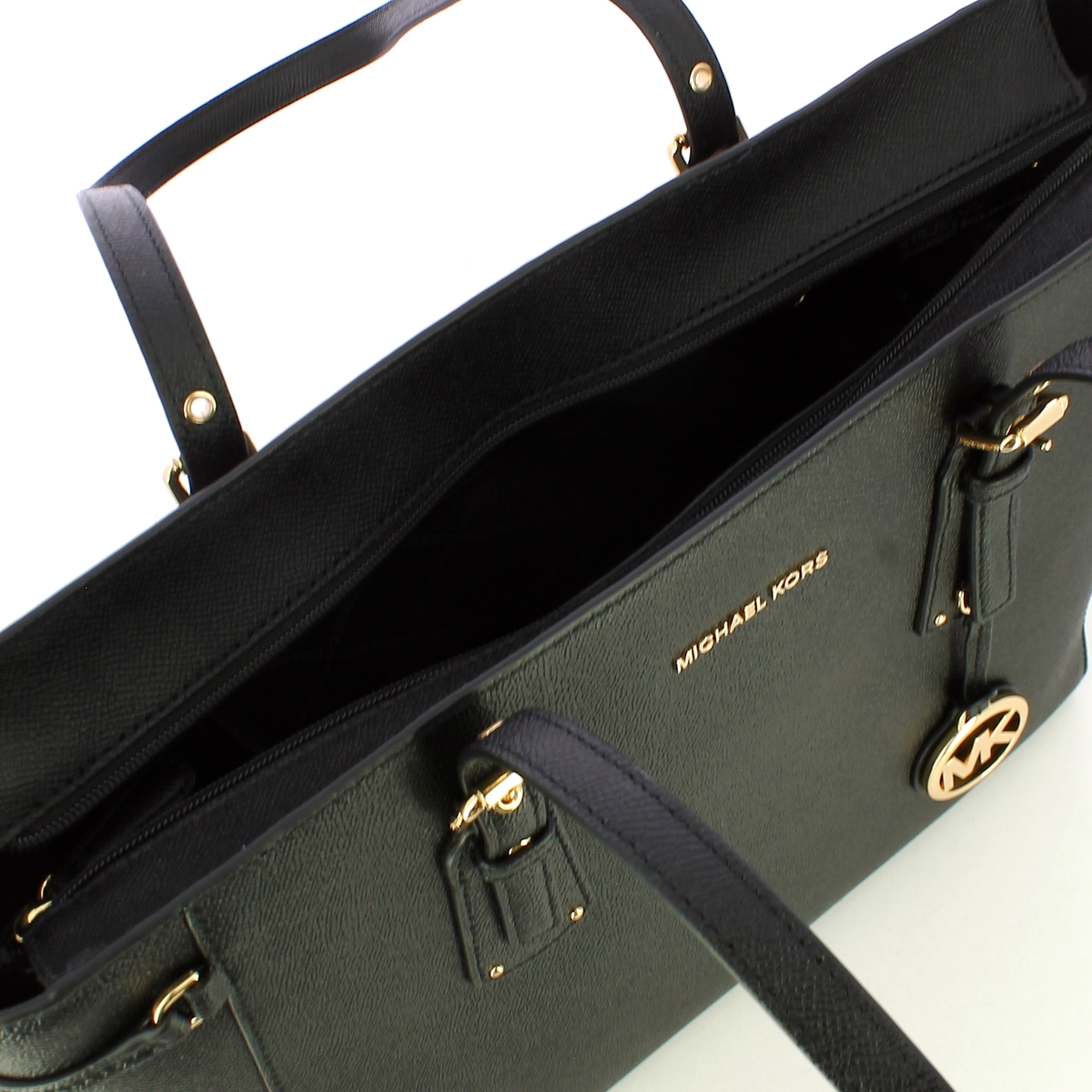 Michael Kors Borsa a spalla Voyager Medium Gold Black - 4 Michael Kors Borsa a spalla Voyager Medium Gold Black - 4