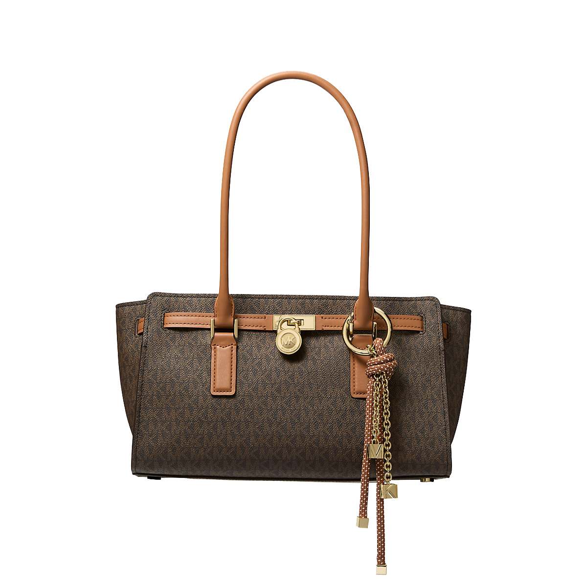 Michael Kors Borsa a spalla Hamilton Moderne Small Brown Acorn - 1 Michael Kors Borsa a spalla Hamilton Moderne Small Brown Acorn - 1