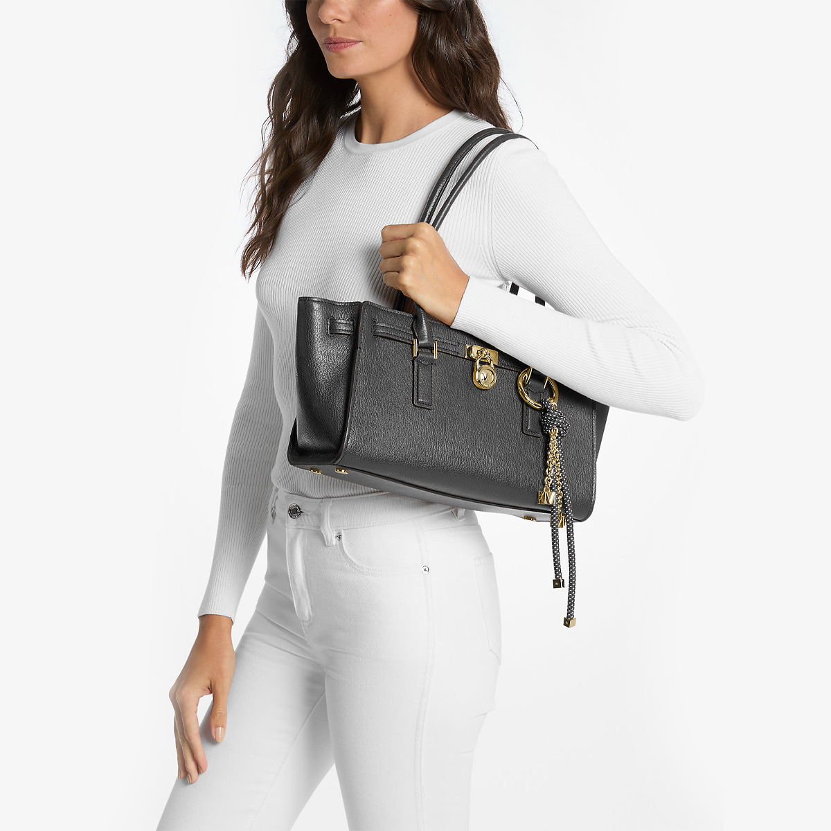 Michael Kors Borsa a spalla Hamilton Moderne Small Black - 3 Michael Kors Borsa a spalla Hamilton Moderne Small Black - 3