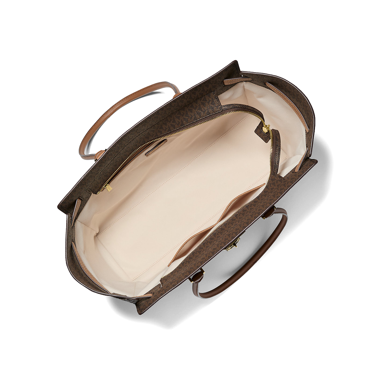 Michael Kors Shopping Hamilton Moderne Large Brown Acorn - 2 Michael Kors Shopping Hamilton Moderne Large Brown Acorn - 2