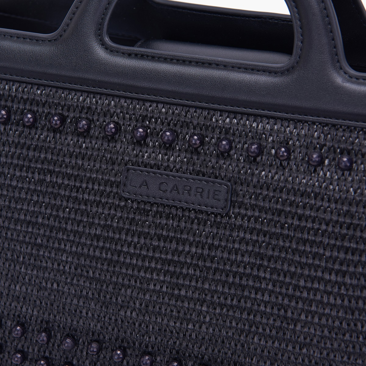 La Carrie Borsa a mano Malibu Big Black - 4