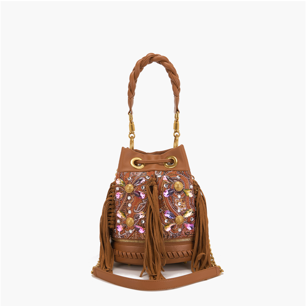 La Carrie Borsa a secchiello Legacy Multi Cuoio - 5