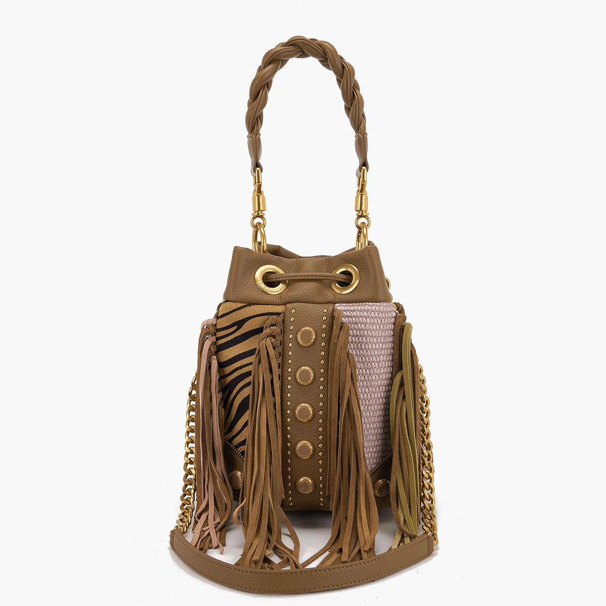 La Carrie Borsa a secchiello Legacy Mix Combi Mat. Multi Pink - 3