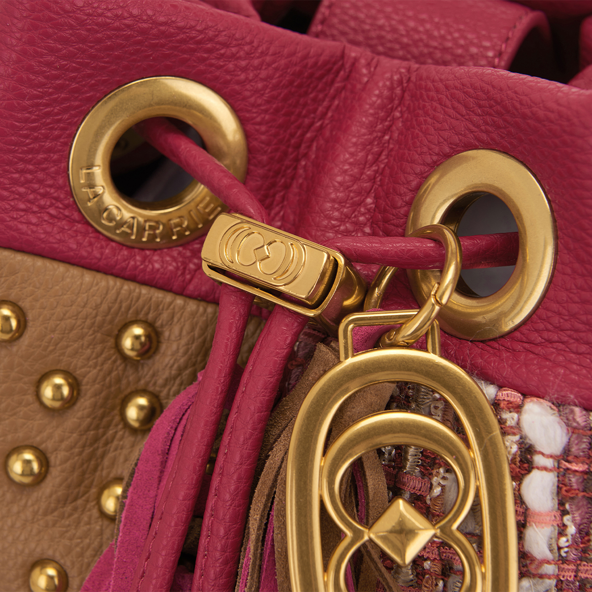 La Carrie Borsa a secchiello Legacy Multi Fuxia - 4