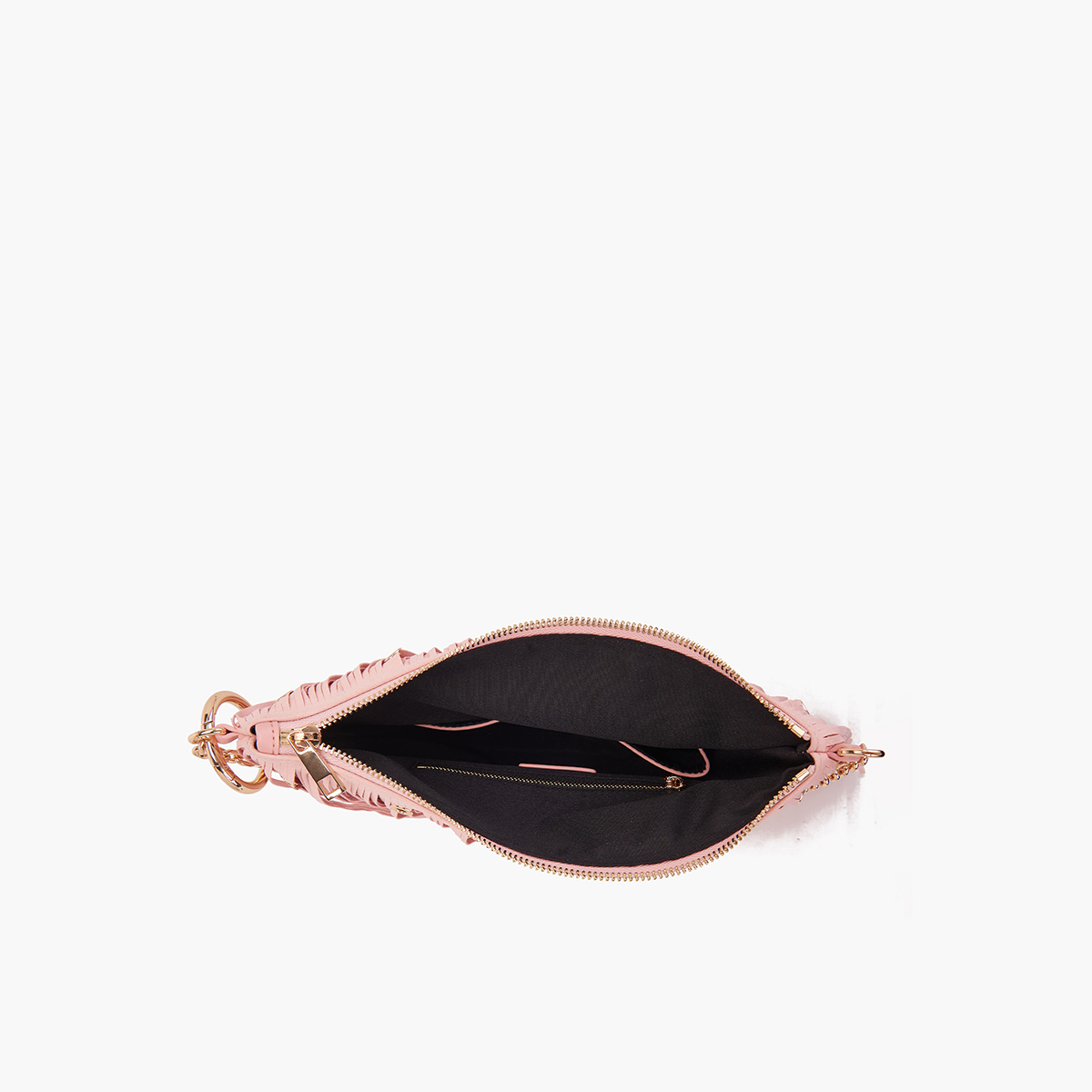 La Carrie Pochette Night Edition Fringes Pink - 5