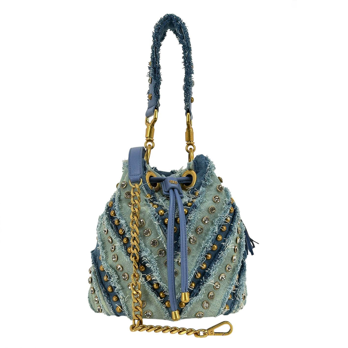 La Carrie Borsa a secchiello Mirror V Jeans - 4