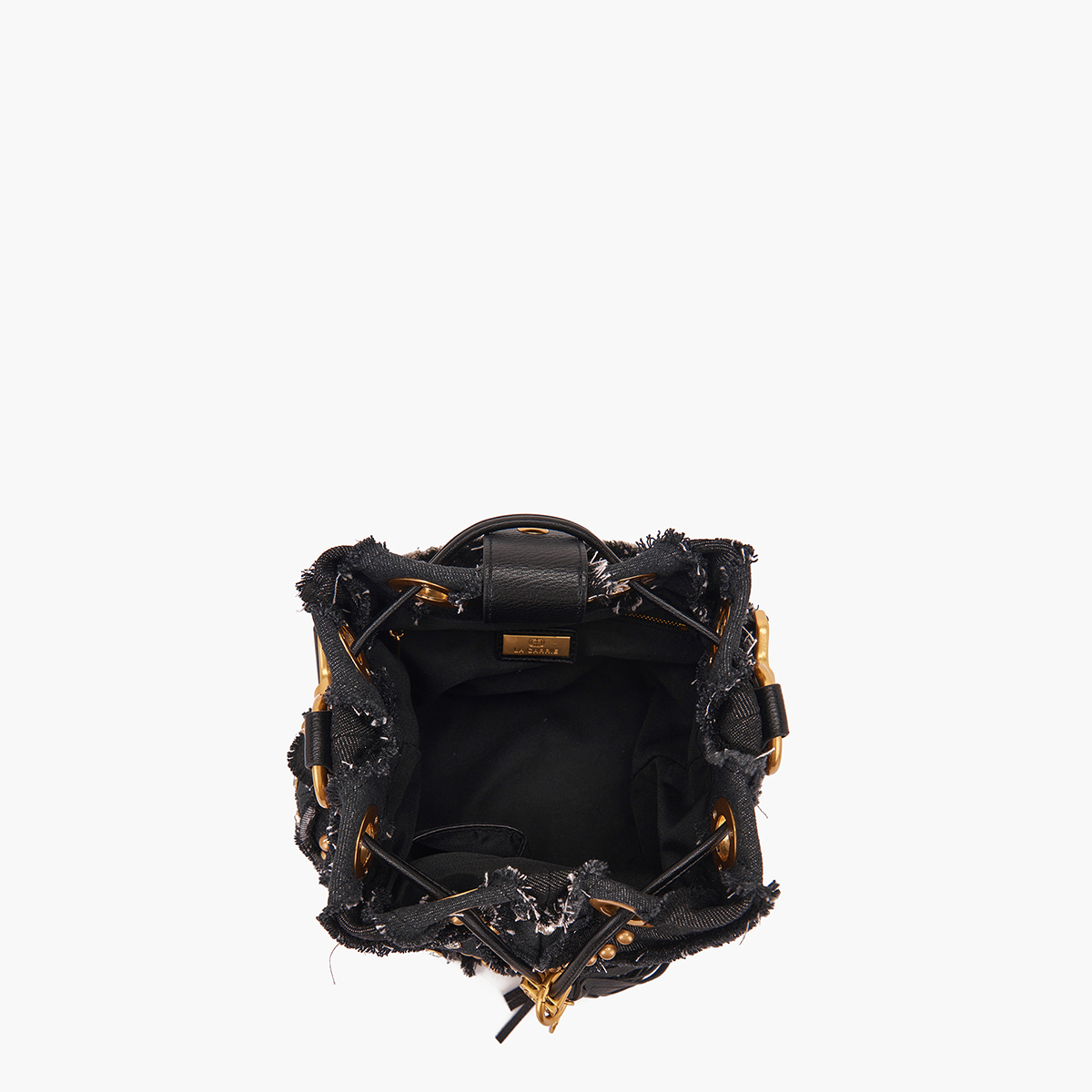 La Carrie Borsa a secchiello Mirror V Black - 5