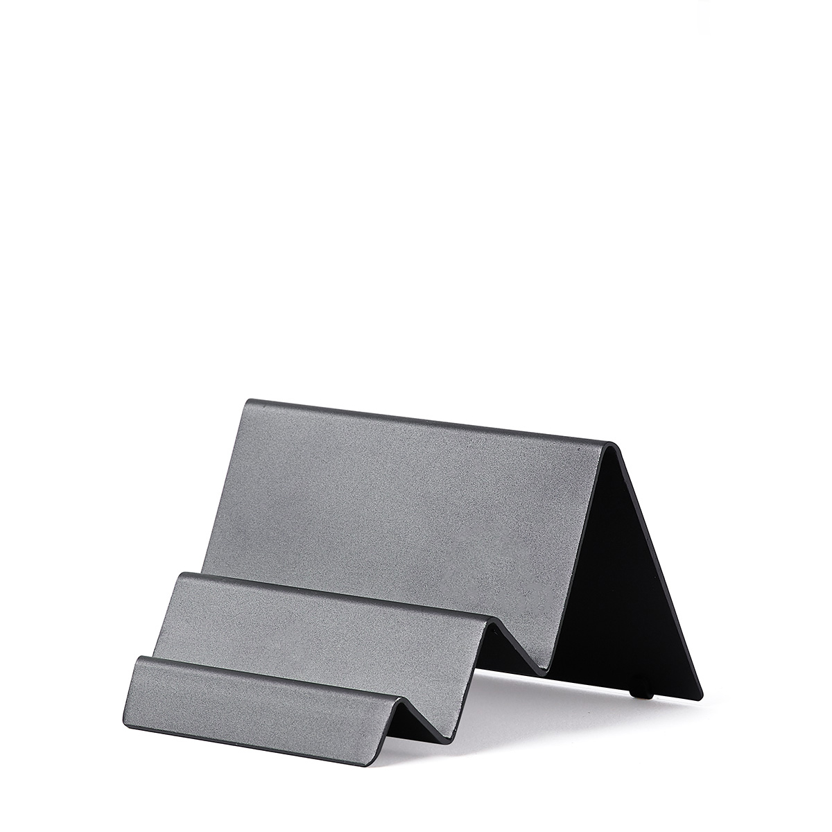 Lexon Stand porta carte City Alluminio Canna di Fucile - 1
