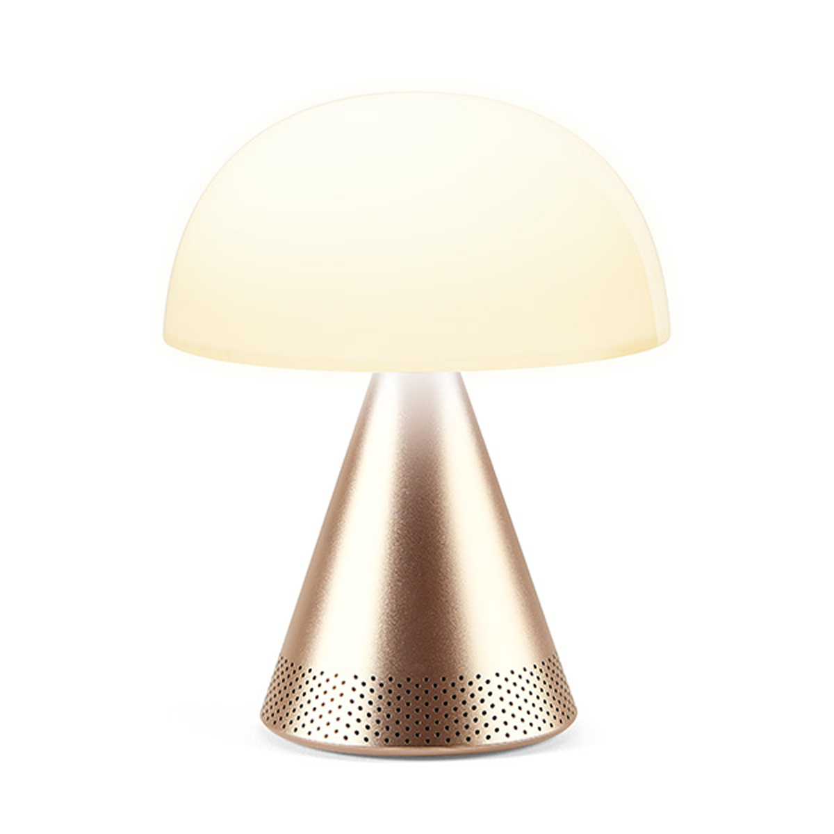 Lexon Lampada Speaker Mina L Audio Alluminio Oro Soft - 1 Lexon Lampada Speaker Mina L Audio Alluminio Oro Soft - 1