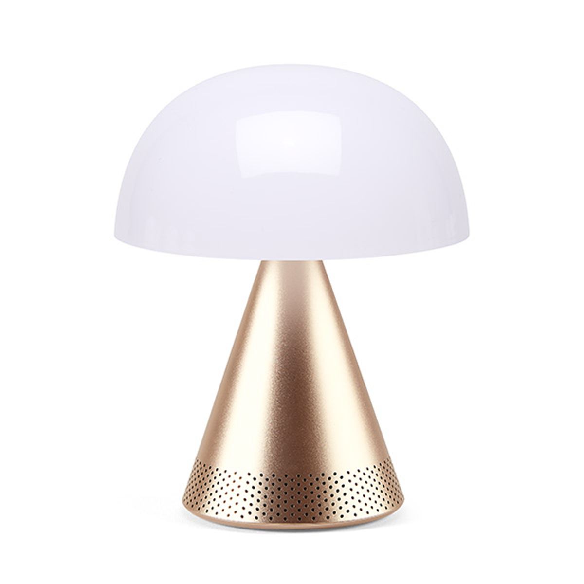 Lexon Lampada Speaker Mina L Audio Alluminio Oro Soft - 2 Lexon Lampada Speaker Mina L Audio Alluminio Oro Soft - 2