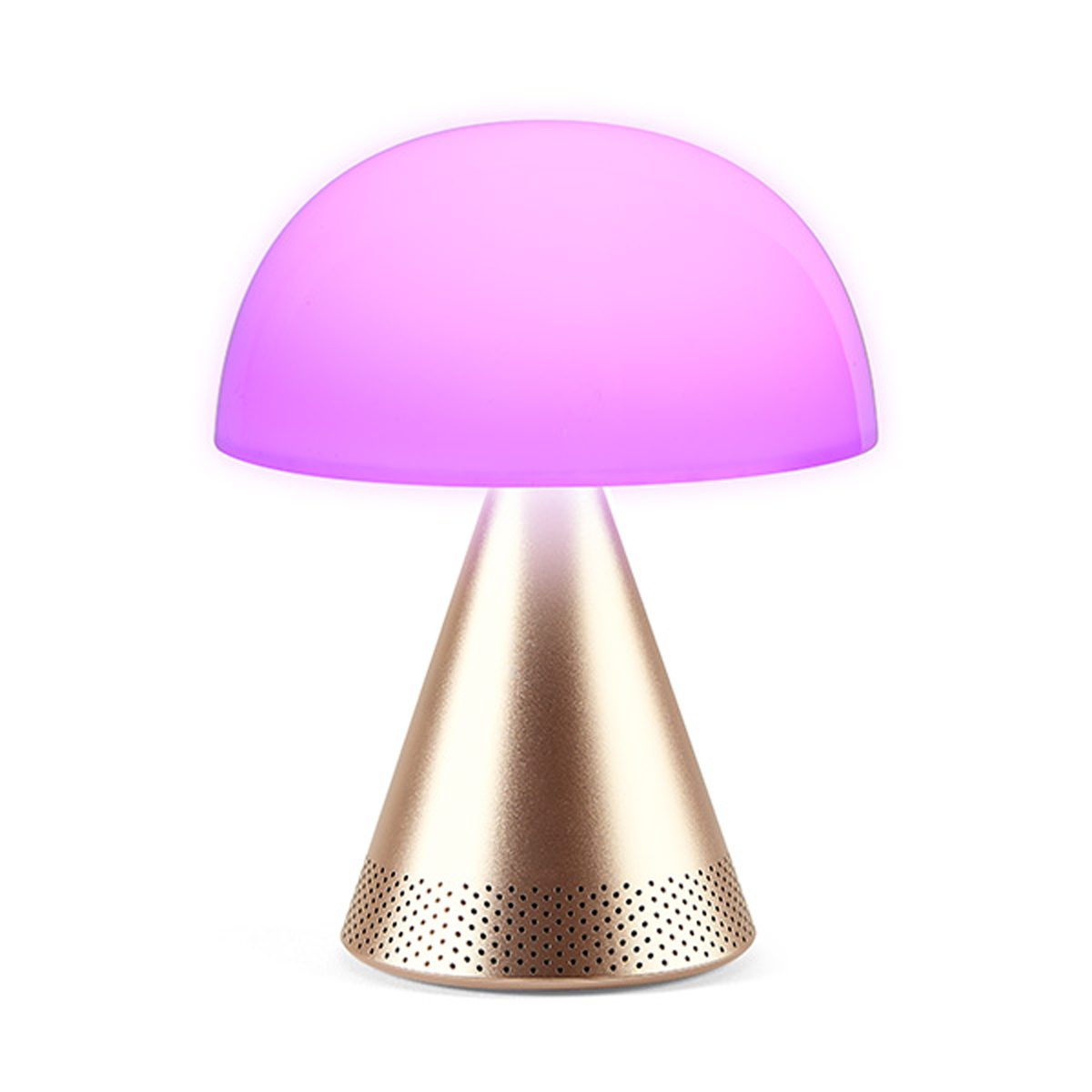 Lexon Lampada Speaker Mina L Audio Alluminio Oro Soft - 6 Lexon Lampada Speaker Mina L Audio Alluminio Oro Soft - 6
