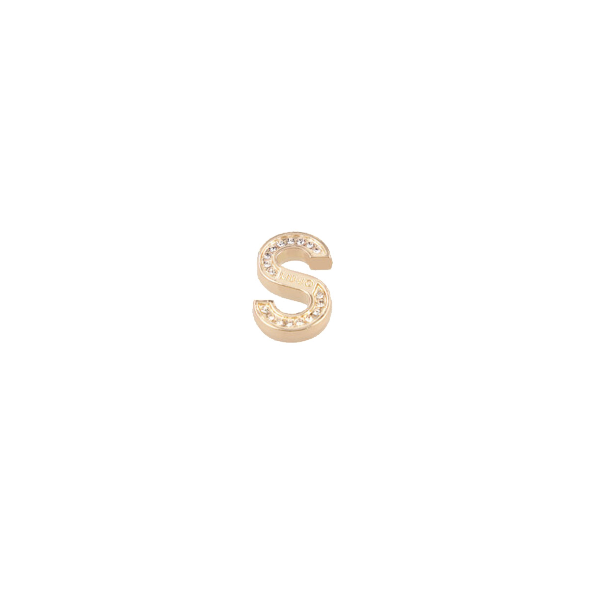 Liu Jo Letterina in Metallo con strass S - 1 Liu Jo Letterina in Metallo con strass S - 1