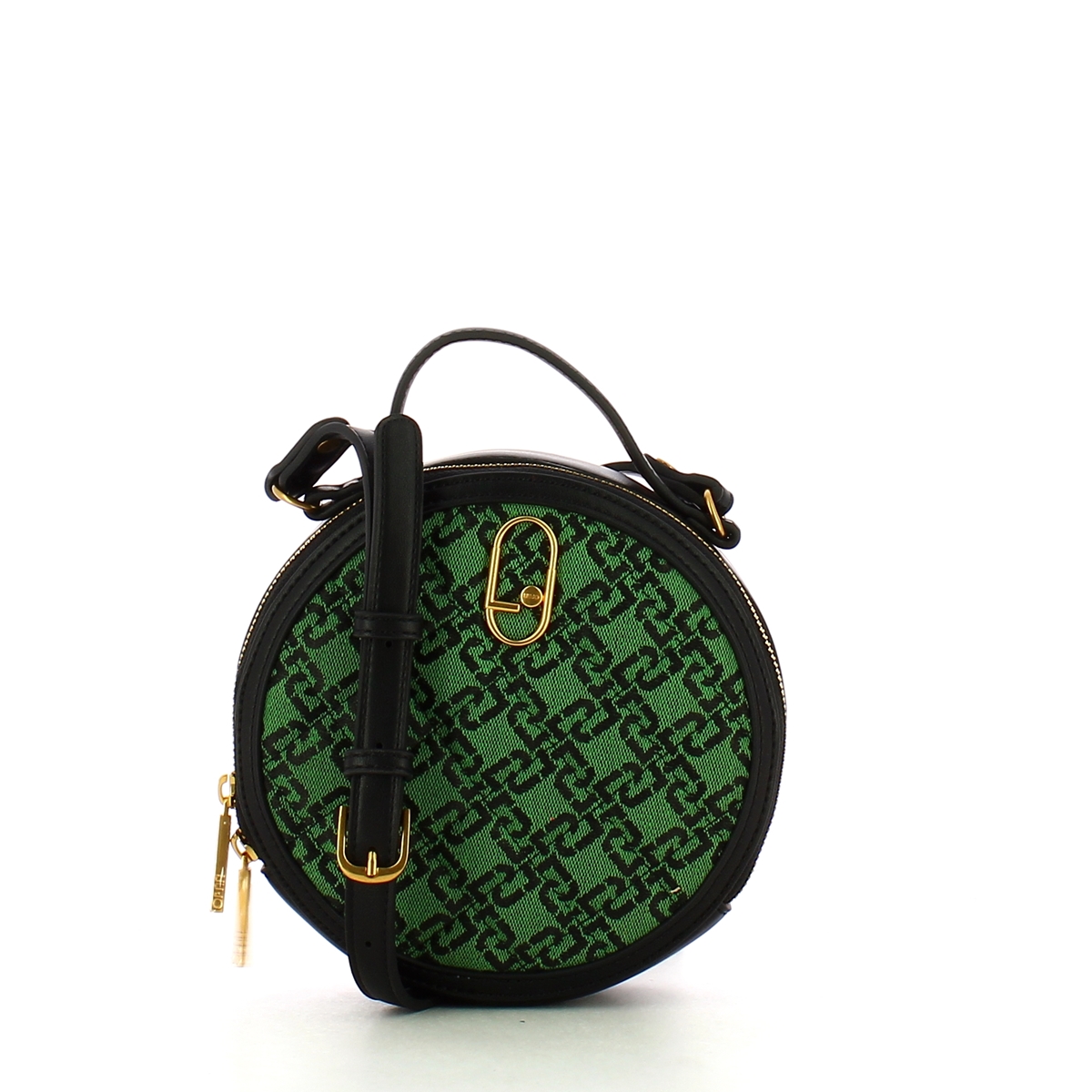 Liu Jo Borsa a tracolla rotonda logata Verde - 1 Liu Jo Borsa a tracolla rotonda logata Verde - 1