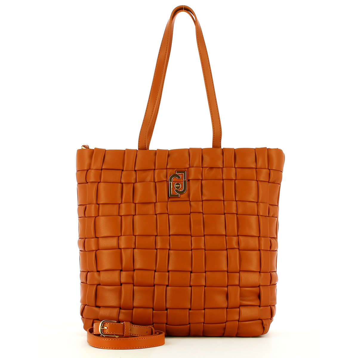 Liu Jo Shopping Bag intrecciata ecosostenibile Caramello - 4 Liu Jo Shopping Bag intrecciata ecosostenibile Caramello - 4