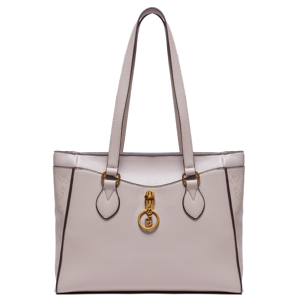 Liu Jo Shopper Ecosostenibile con charm Taupe - 1