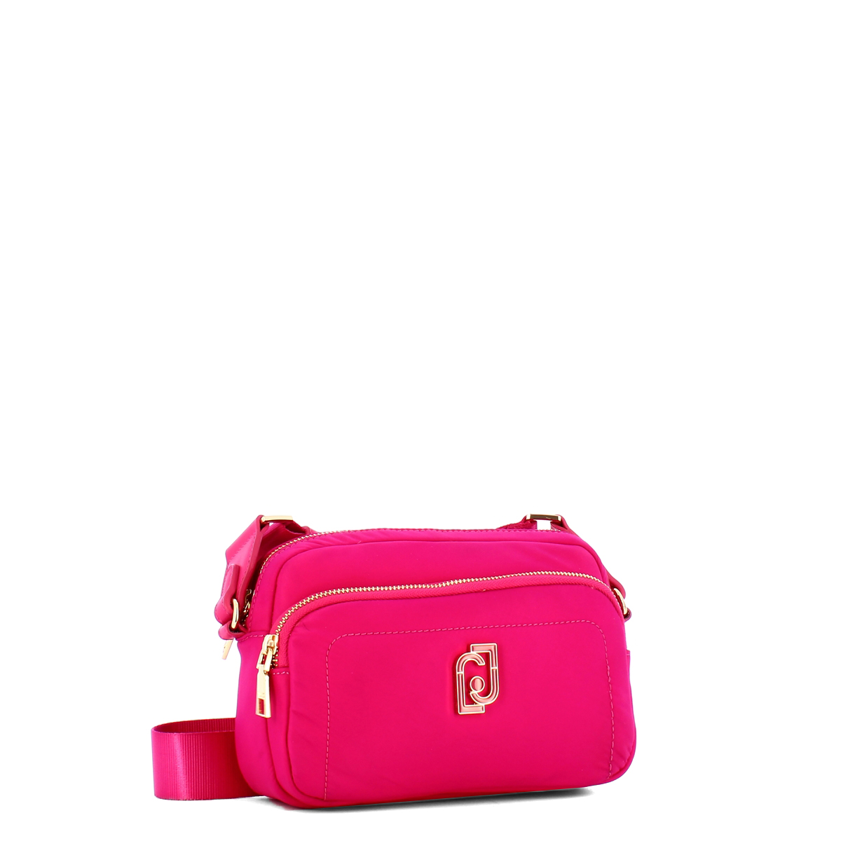 Liu Jo Borsa a tracolla Ecosostenibile in Nylon Dark Fuxia - 2 Liu Jo Borsa a tracolla Ecosostenibile in Nylon Dark Fuxia - 2