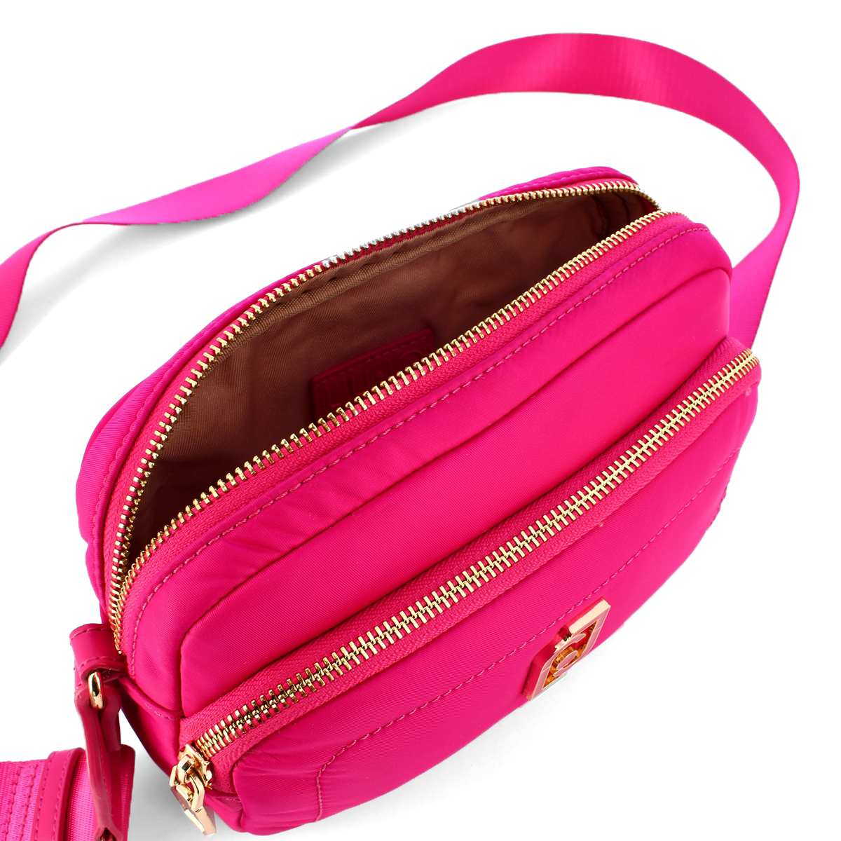 Liu Jo Borsa a tracolla Ecosostenibile in Nylon Dark Fuxia - 4 Liu Jo Borsa a tracolla Ecosostenibile in Nylon Dark Fuxia - 4
