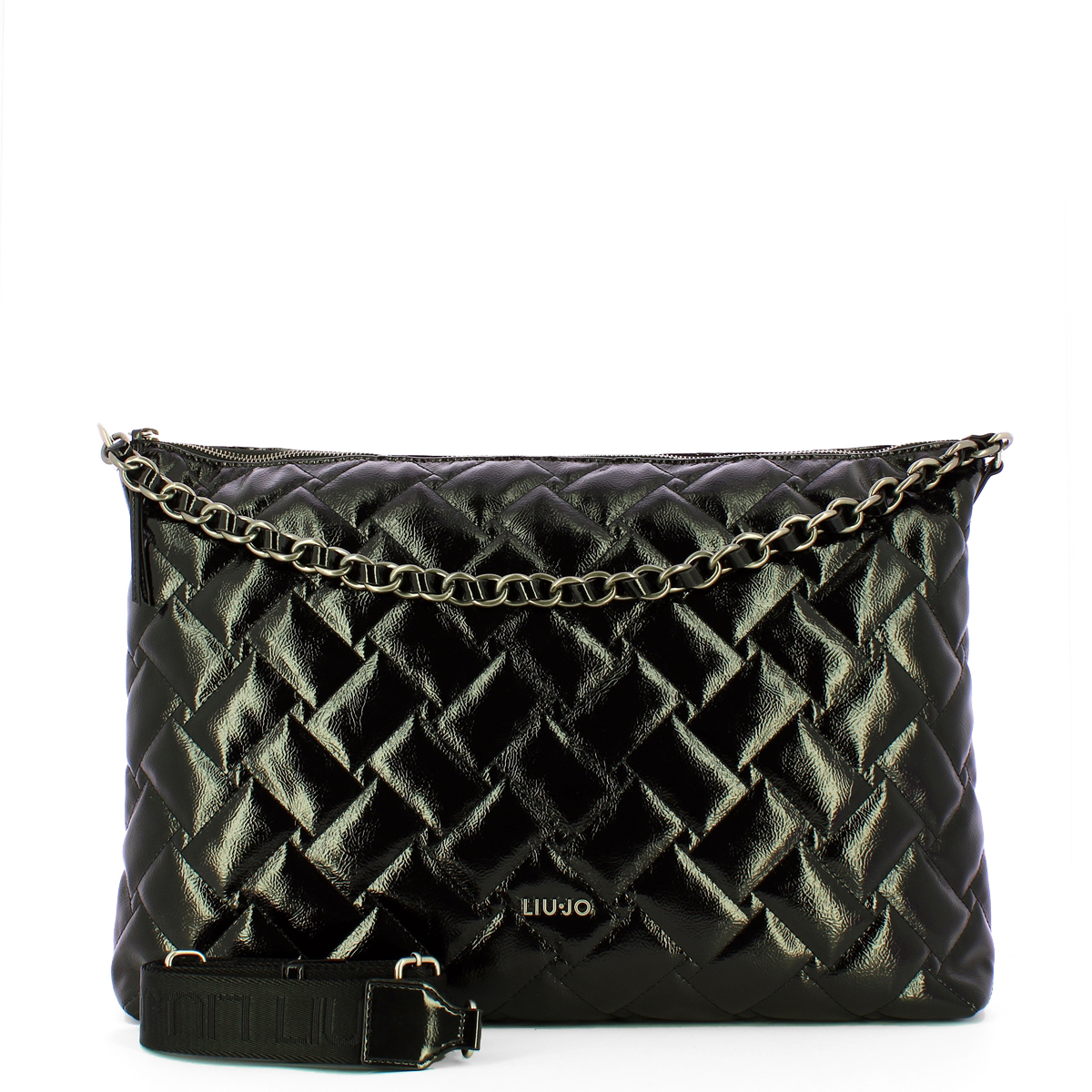Liu Jo Borsa a spalla Ecosostenibile Black - 4 Liu Jo Borsa a spalla Ecosostenibile Black - 4