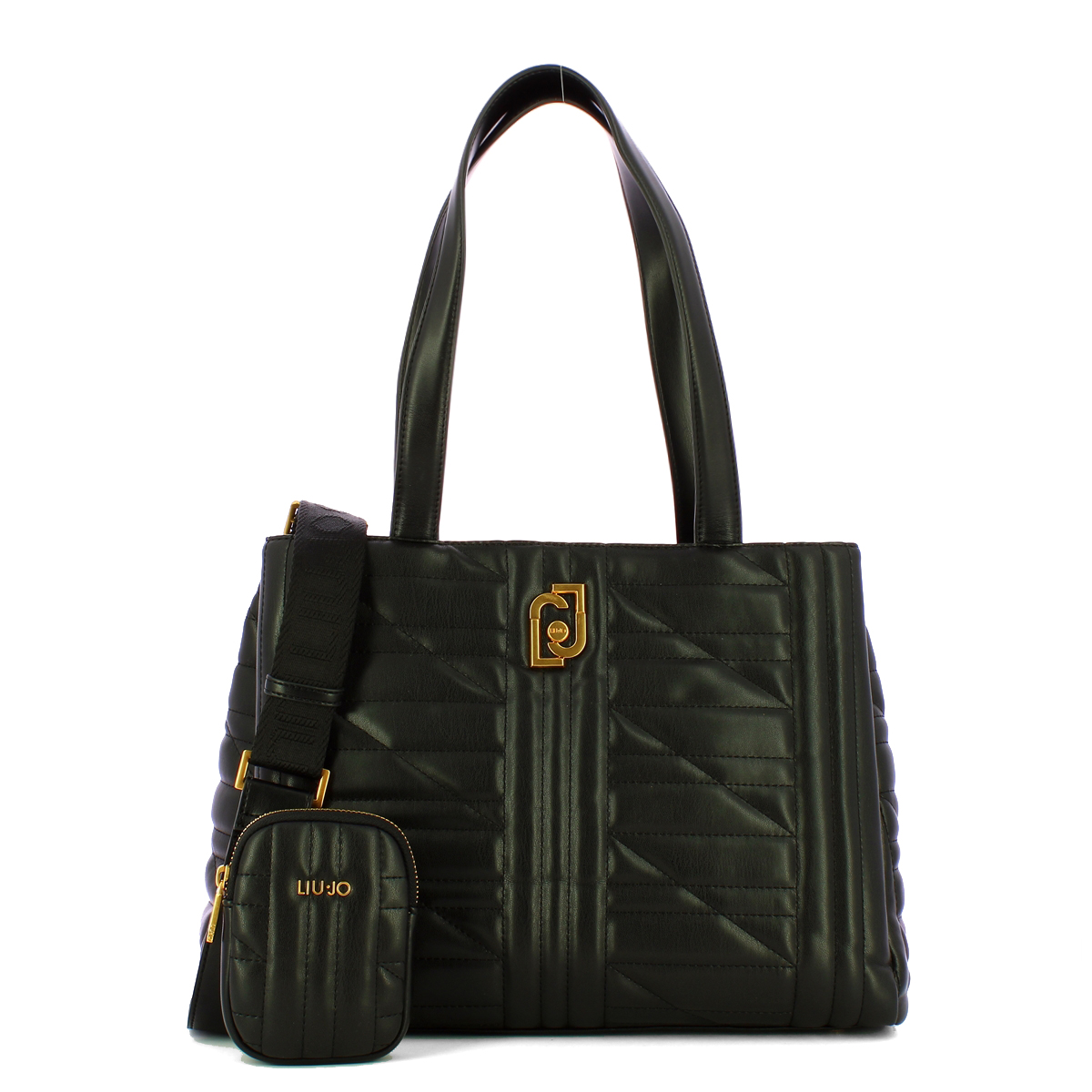Liu Jo Shopper Ecosostenibile matelassè Black - 4 Liu Jo Shopper Ecosostenibile matelassè Black - 4