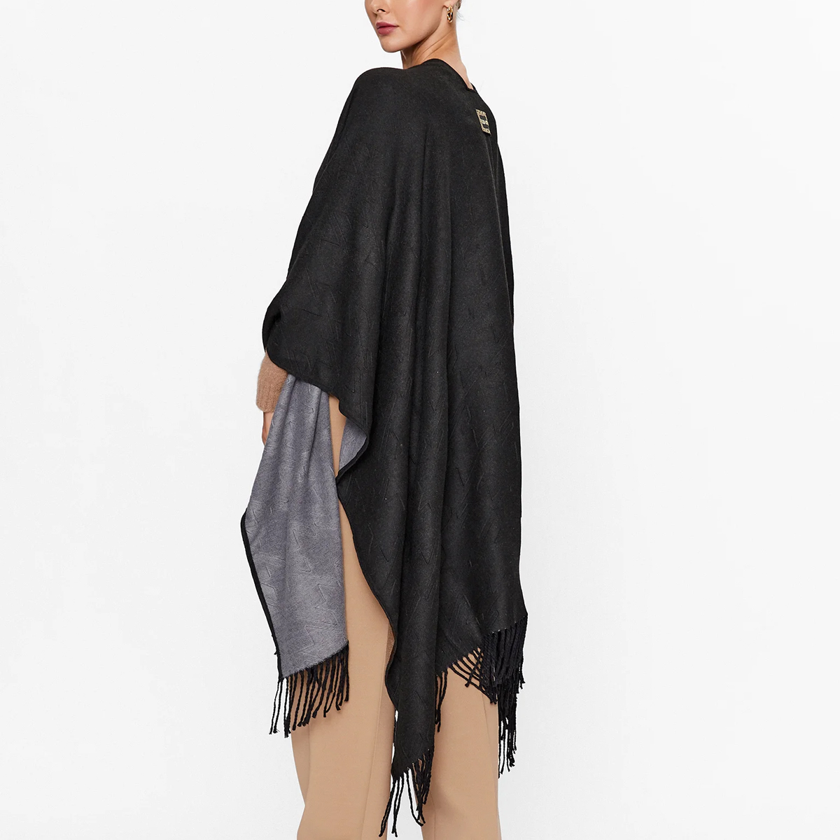 Liu Jo Poncho Black - 2 Liu Jo Poncho Black - 2