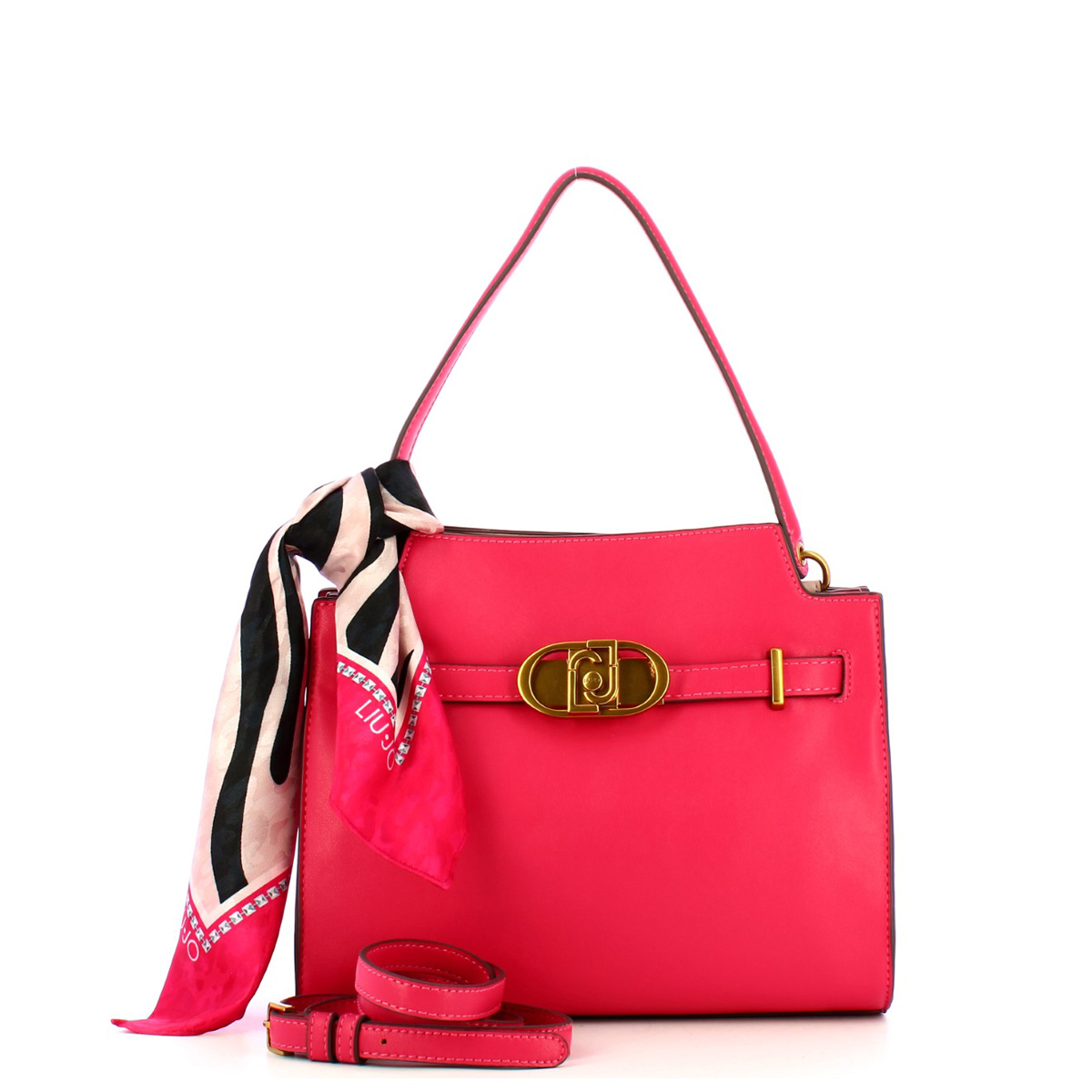 Liu Jo Borsa a mano Medium con foulard Viva Magenta - 4 Liu Jo Borsa a mano Medium con foulard Viva Magenta - 4