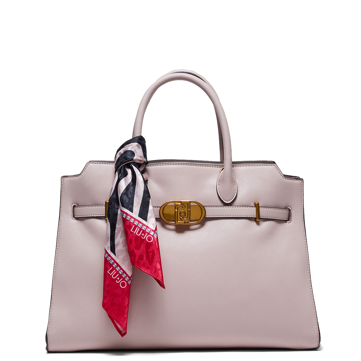Liu Jo Borsa a mano Large con foulard Meg Rose - 1 Liu Jo Borsa a mano Large con foulard Meg Rose - 1