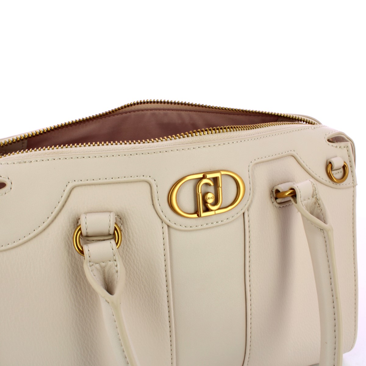 Liu Jo Borsa a mano Ecosostenibile con logo True Champagne - 5