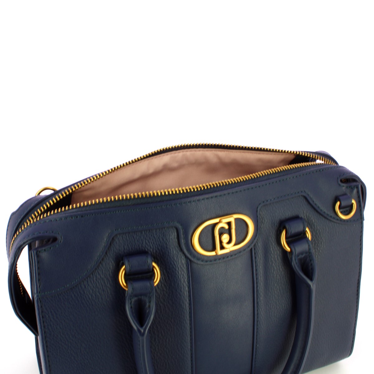 Liu Jo Borsa a mano Ecosostenibile con logo Dress Blue - 5