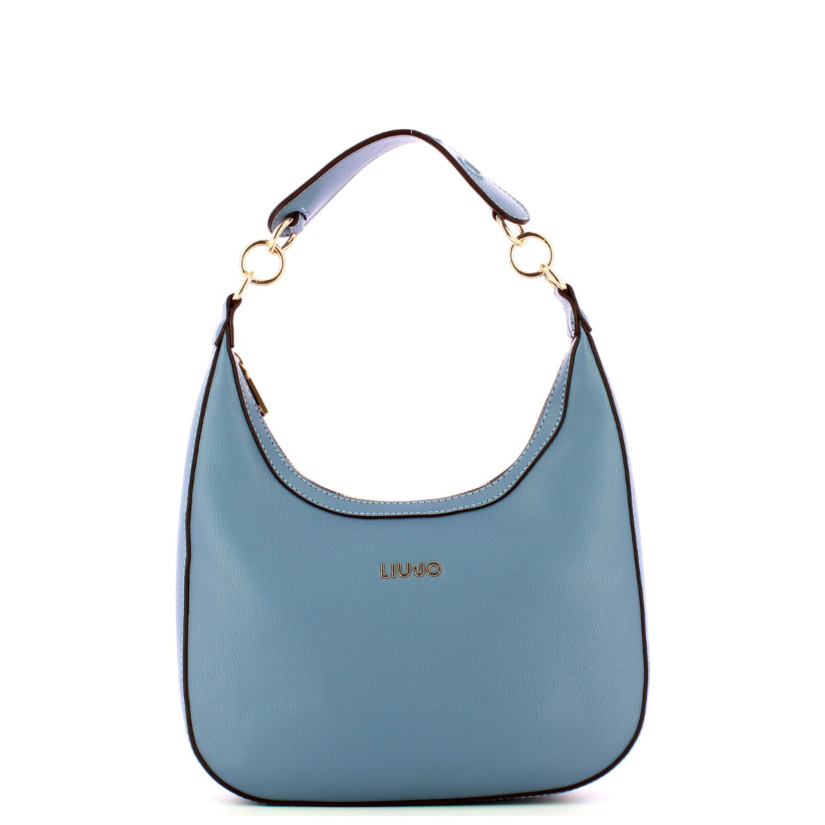 Liu Jo Hobo Bag con logo Blue Denim - 1 Liu Jo Hobo Bag con logo Blue Denim - 1