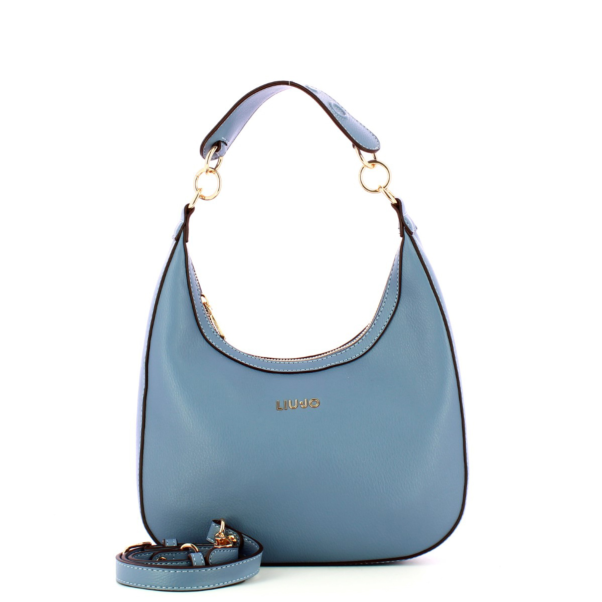 Liu Jo Hobo Bag con logo Blue Denim - 4 Liu Jo Hobo Bag con logo Blue Denim - 4