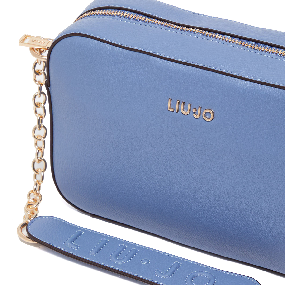 Liu Jo Borsa a spalla con logo Blue Denim - 4 Liu Jo Borsa a spalla con logo Blue Denim - 4